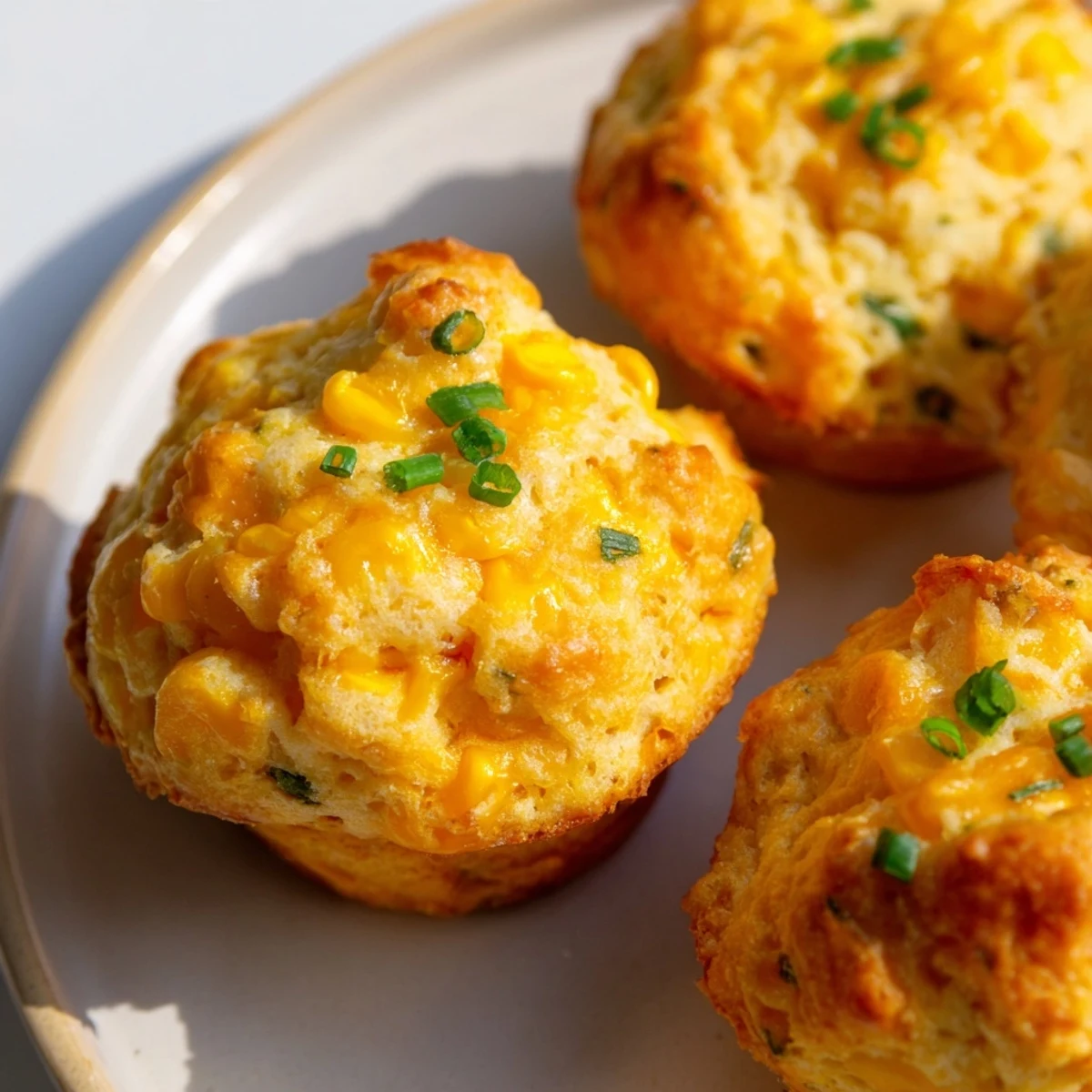 Golden corn and cheddar fritters, crispy and golden brown, ready to be served with dipping sauces.
