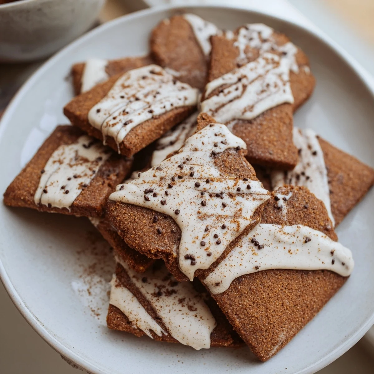 Warm, soft and chewy pumpkin spice cookies, golden brown and ready to be enjoyed with friends.