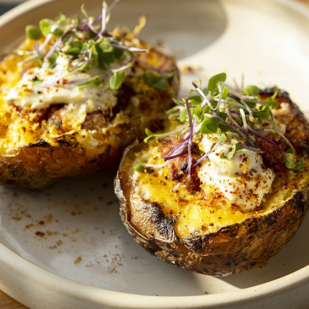 Crispy Air-Fryer Potato Skins
