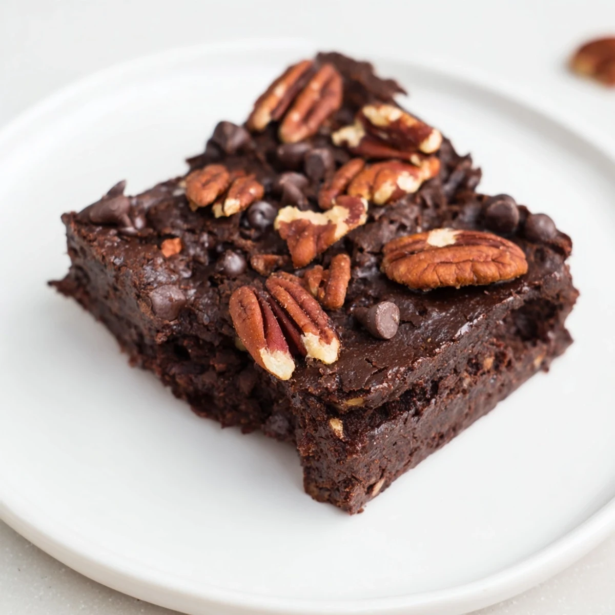 These rich, decadent Black Bean Brownies are best served cold, offering a chocolatey, satisfying treat.