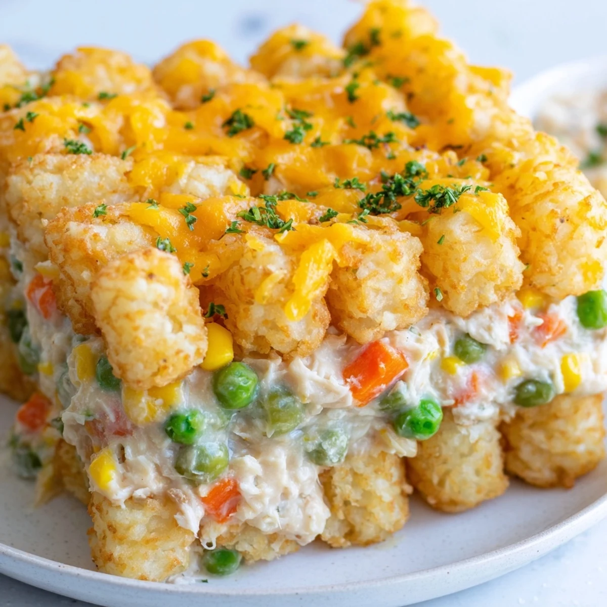 Crispy Tater Tot Casserole