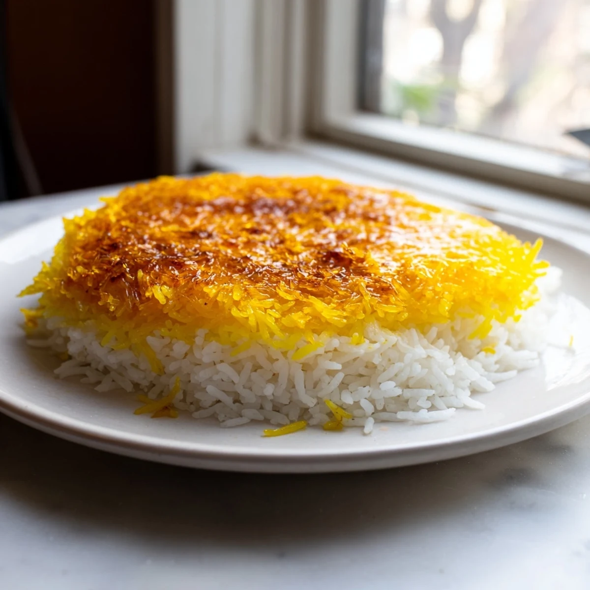 Persian Tahdig Golden Rice