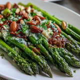 Lemon Butter Asparagus Almonds