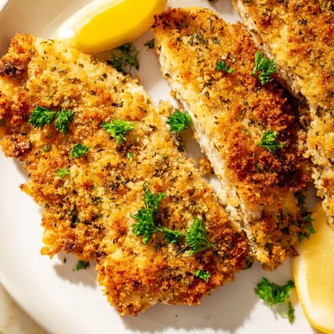 Crispy Parmesan Chicken Cutlets
