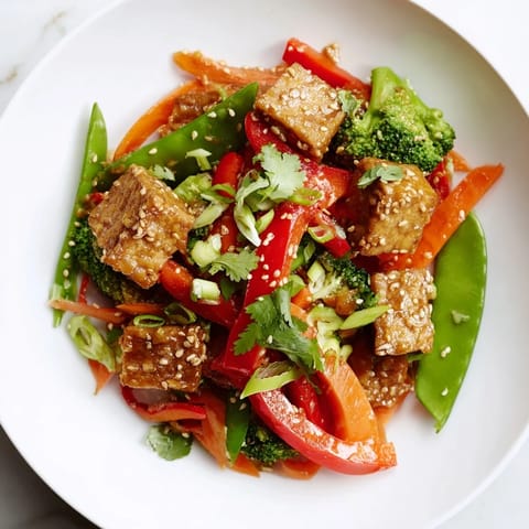 Sesame Ginger Tofu Stir-Fry