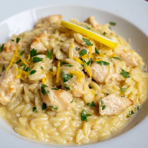 Creamy Lemon Chicken Orzo