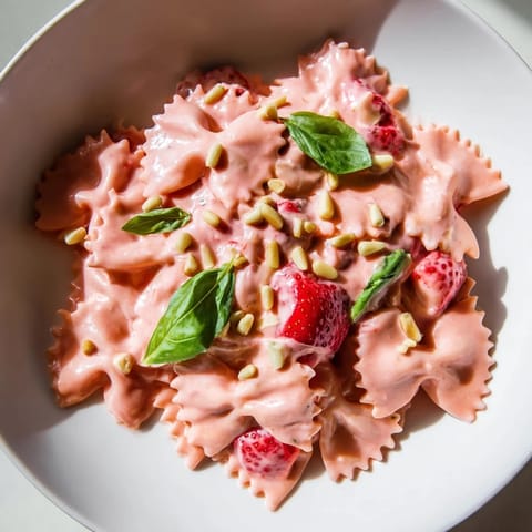 Strawberry Sour Cream Pasta