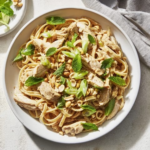 Thai Peanut Chicken Pasta
