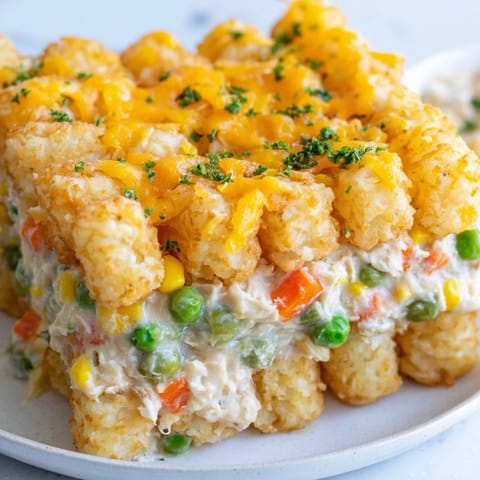 Crispy Tater Tot Casserole