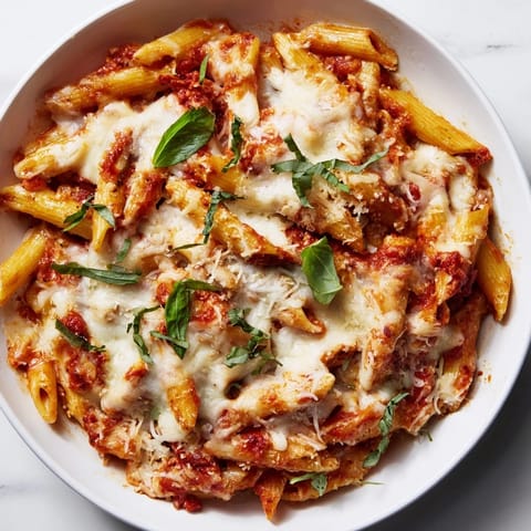 Baked Penne Arrabbiata Dish