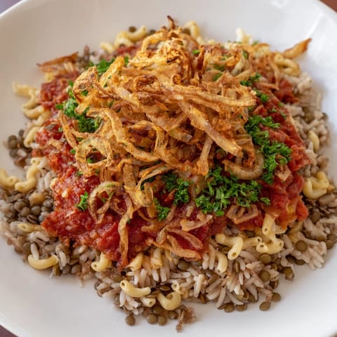 Egyptian Koshari Hearty Dish