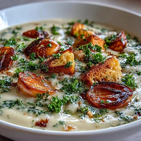 Roasted Garlic Soup