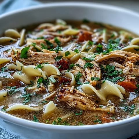 Instant Pot Chicken Noodle Soup