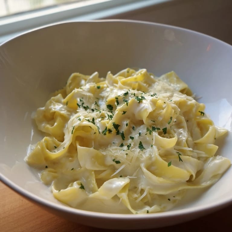 Bright and creamy: this homemade Alfredo pasta recipe offers a satisfying meal in 20 minutes.