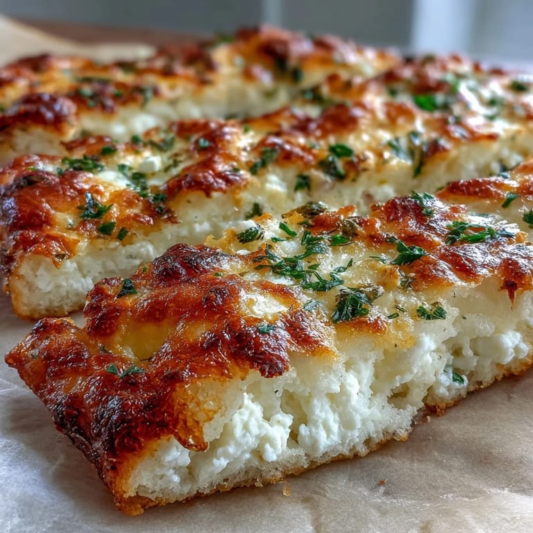 Golden Fluffy Cottage Cheese Flatbread resting on a wooden board, ready to be used as a wrap or pizza base.  