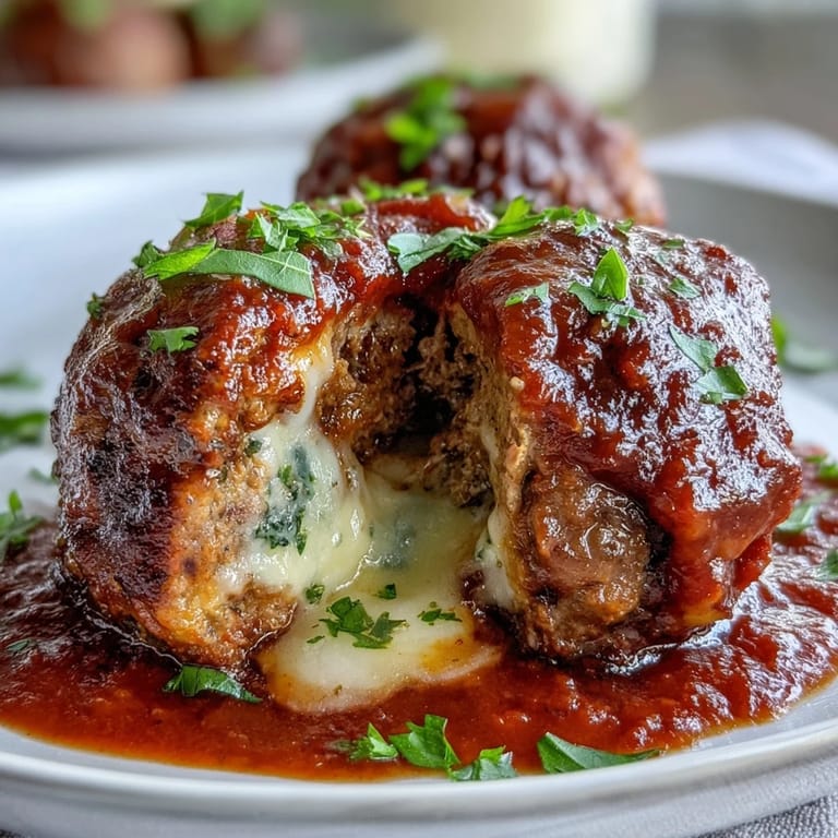 Slow Cooker Meatballs in Marinara: Flavorful blend of beef and pork, slow-cooked in aromatic tomato sauce—perfect for entertaining or weeknight dinners.  