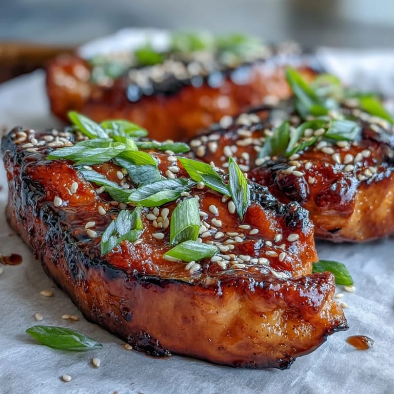 Plump miso glazed eggplant, bubbling rich glaze, ready to be enjoyed with sesame seeds.